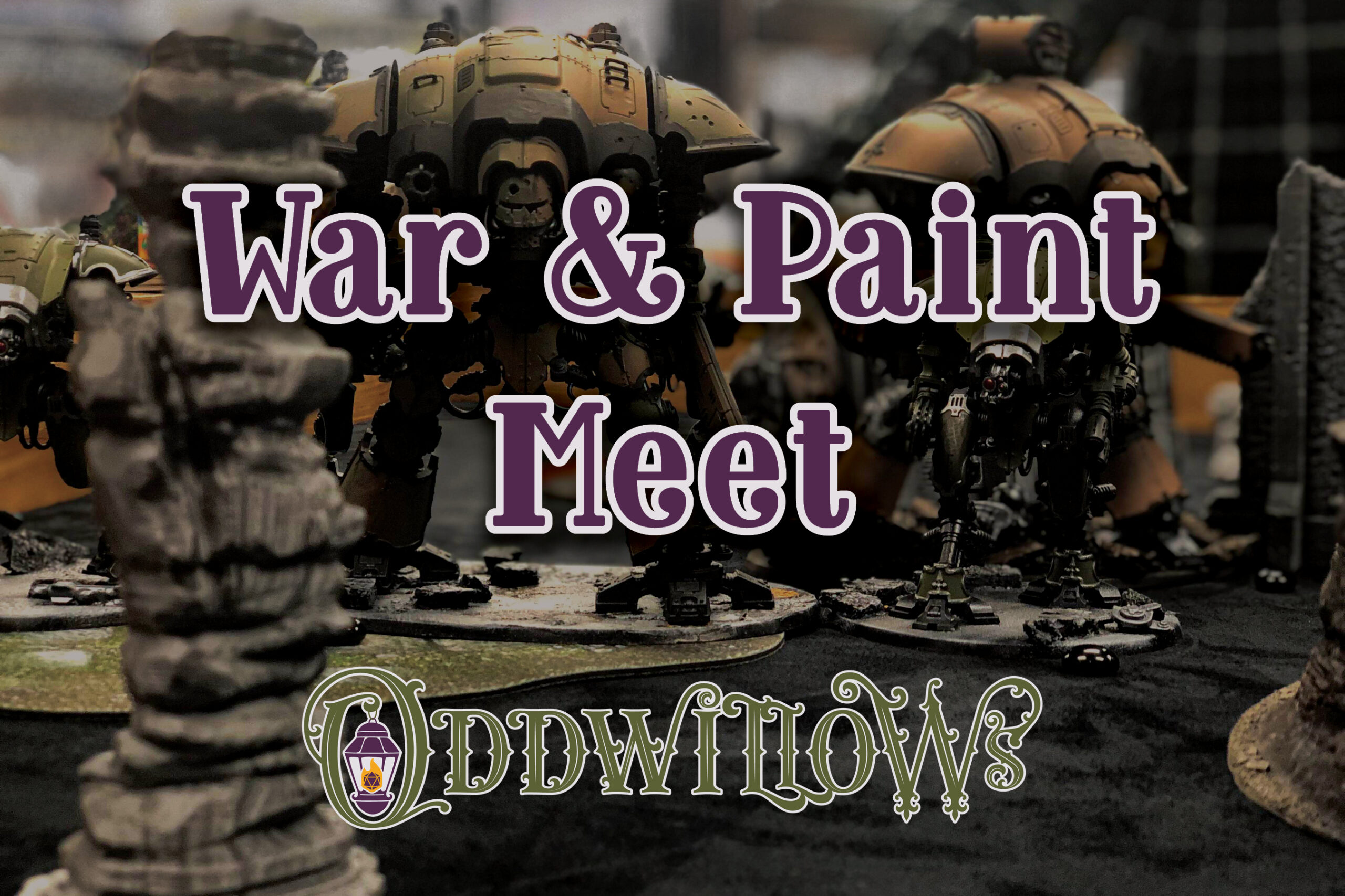 War and Paint Meet at Oddwillow's